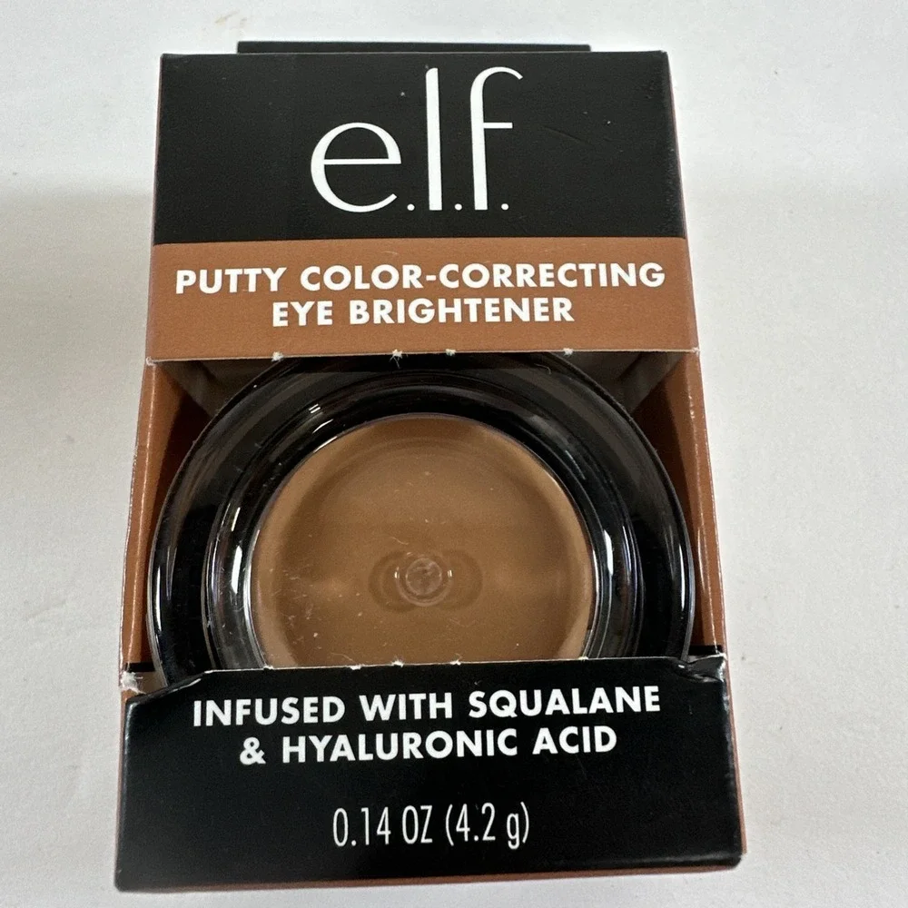 e.l.f. Putty Color-Correcting Eye Brightener Deep Rich 82088 New